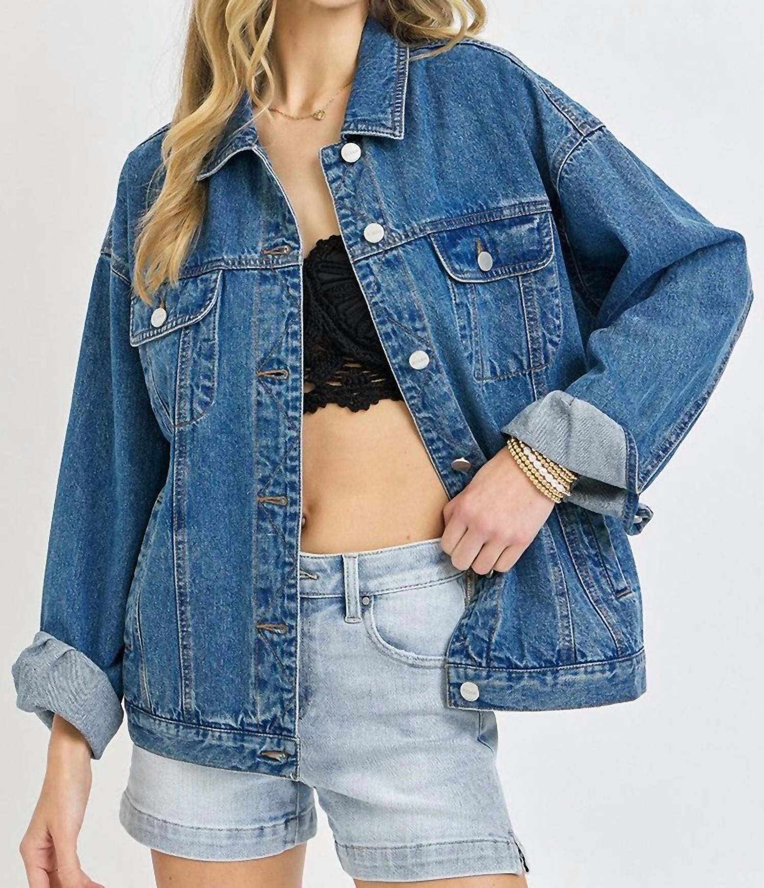 Risen - Oversized Denim Jacket