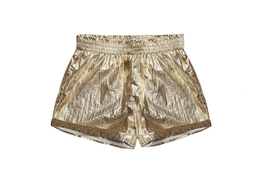 Mia - Girl's Metallic Foiled Shorts