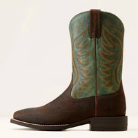 ARIAT Men's Amos Western Boot in rockweed brown - men's boots