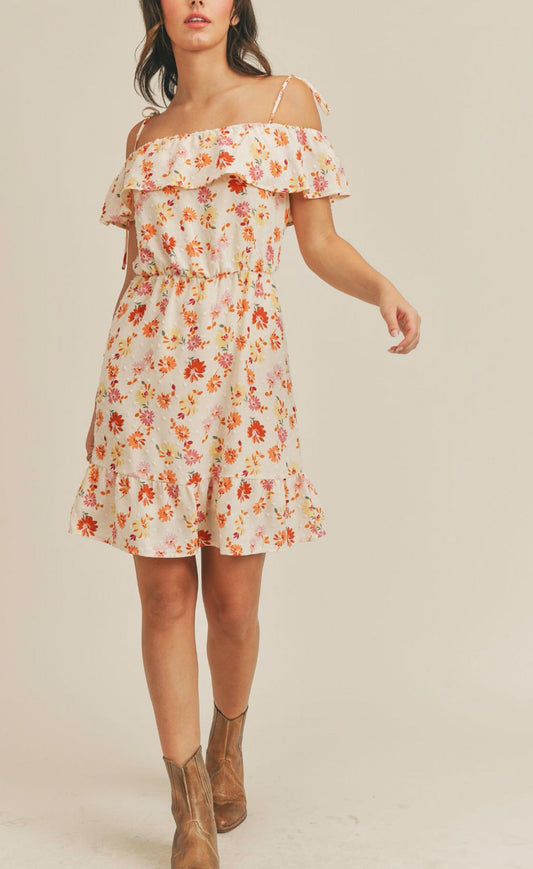 Sadie & Sage - Moment Of Joy Peplum Dress
