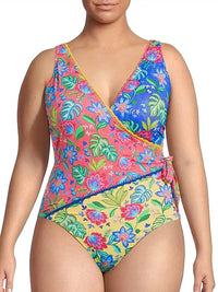 Johnny Was - Wrap One Piece Swimsuit Plus