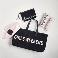 Bella Sleep + Spa - Women's Girls Weekend Canvas Tote Bag