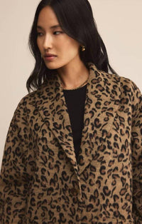 Z Supply Lennon Coat in brown - women's jacket - alternate view