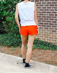 STEWART SIMMONS Florida Helmet Sequin Tank in white - women's tank top - detail view