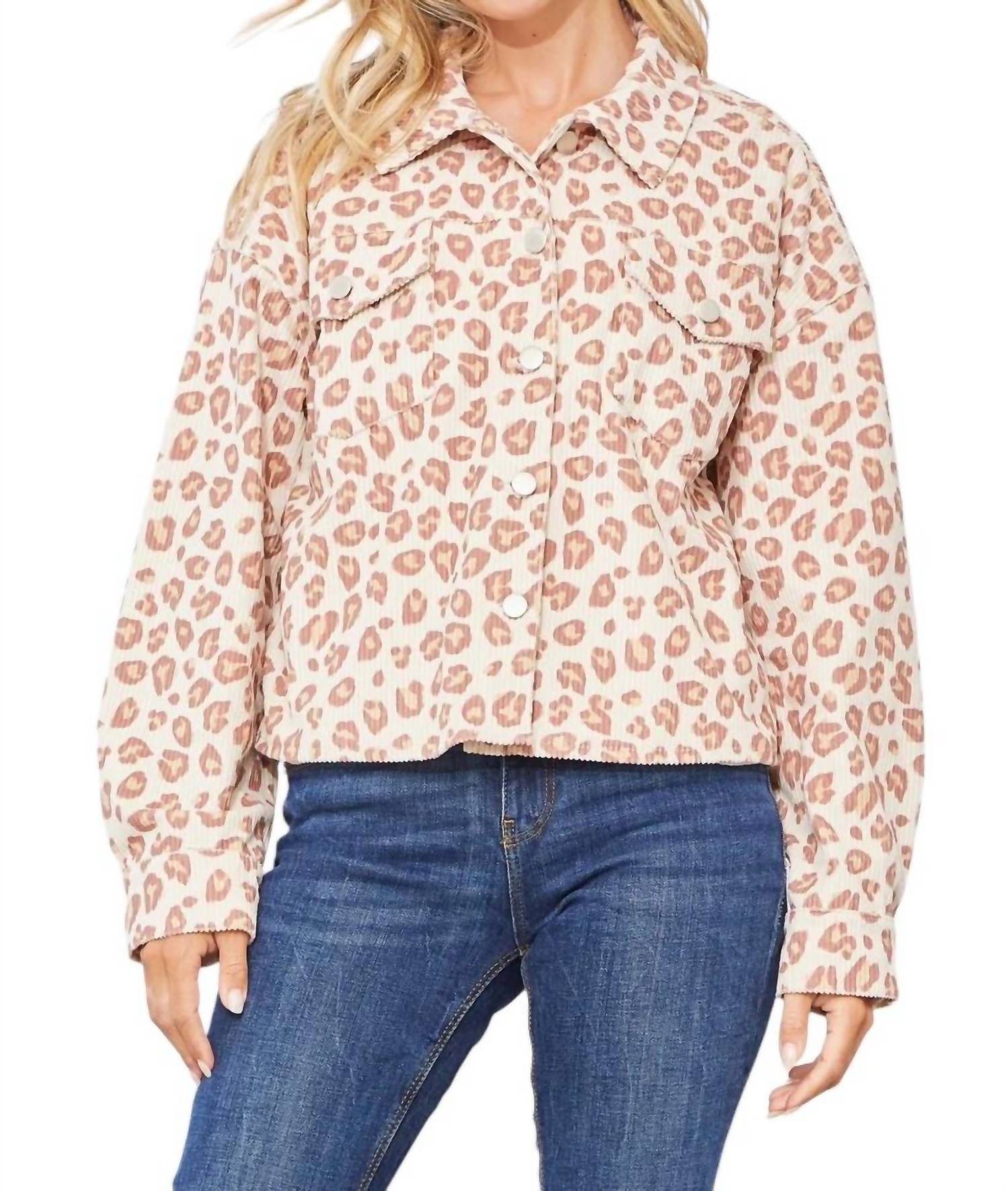 Andree By Unit - Sweet Paradise Leopard Shacket