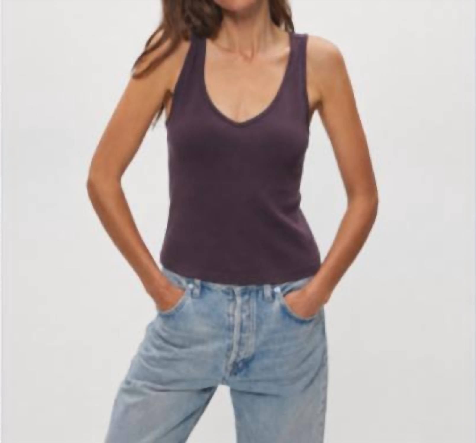 Michael Stars - Sloan 1x1 Cotton Tank