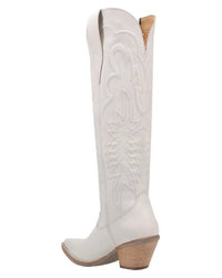 Dingo Women's Raisin Kane Boot in white - women's shoe - alternate view
