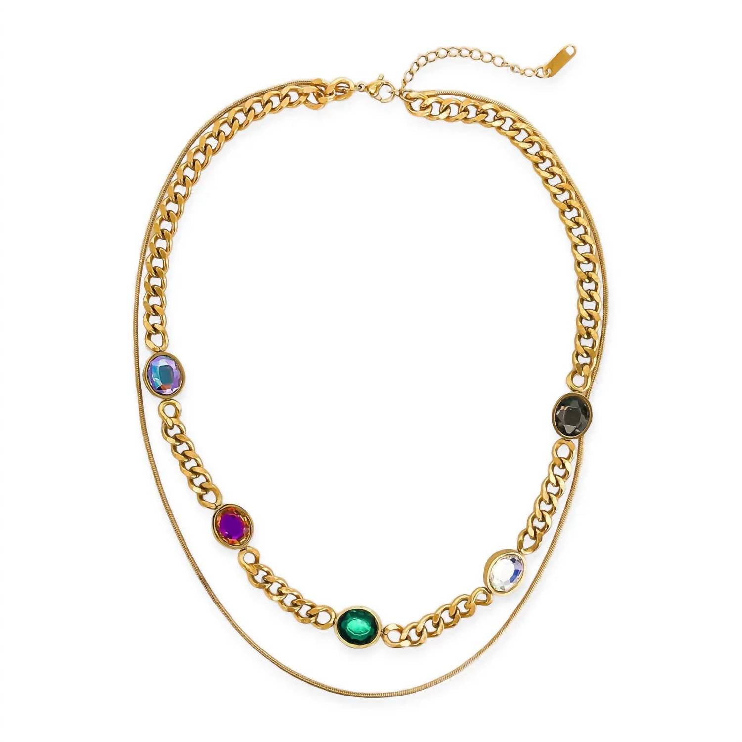 Omg Blings - Women's Sunset Necklace