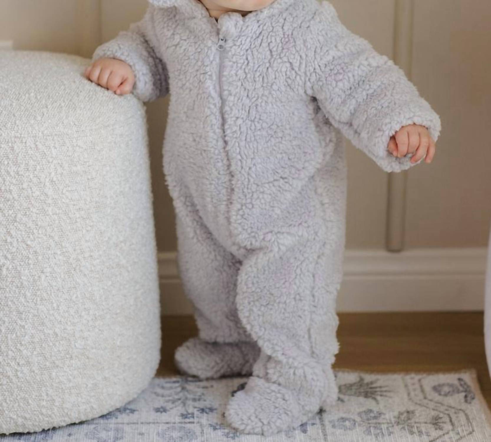 Quincy Mae - Baby's Bear Jumpsuit