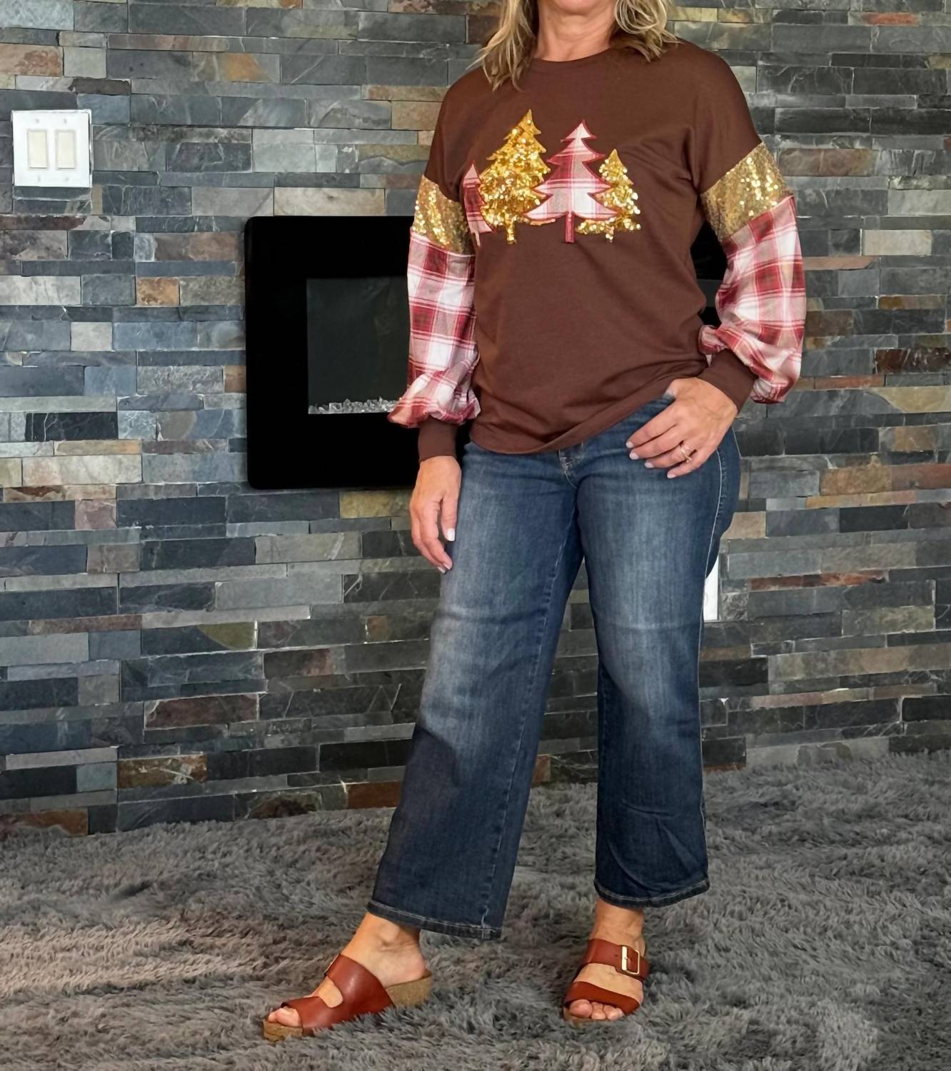 Southern Grace - Over The River Christmas Top