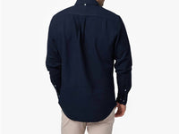 James Bark - Pique Embroidered Logo Button Down Shirt