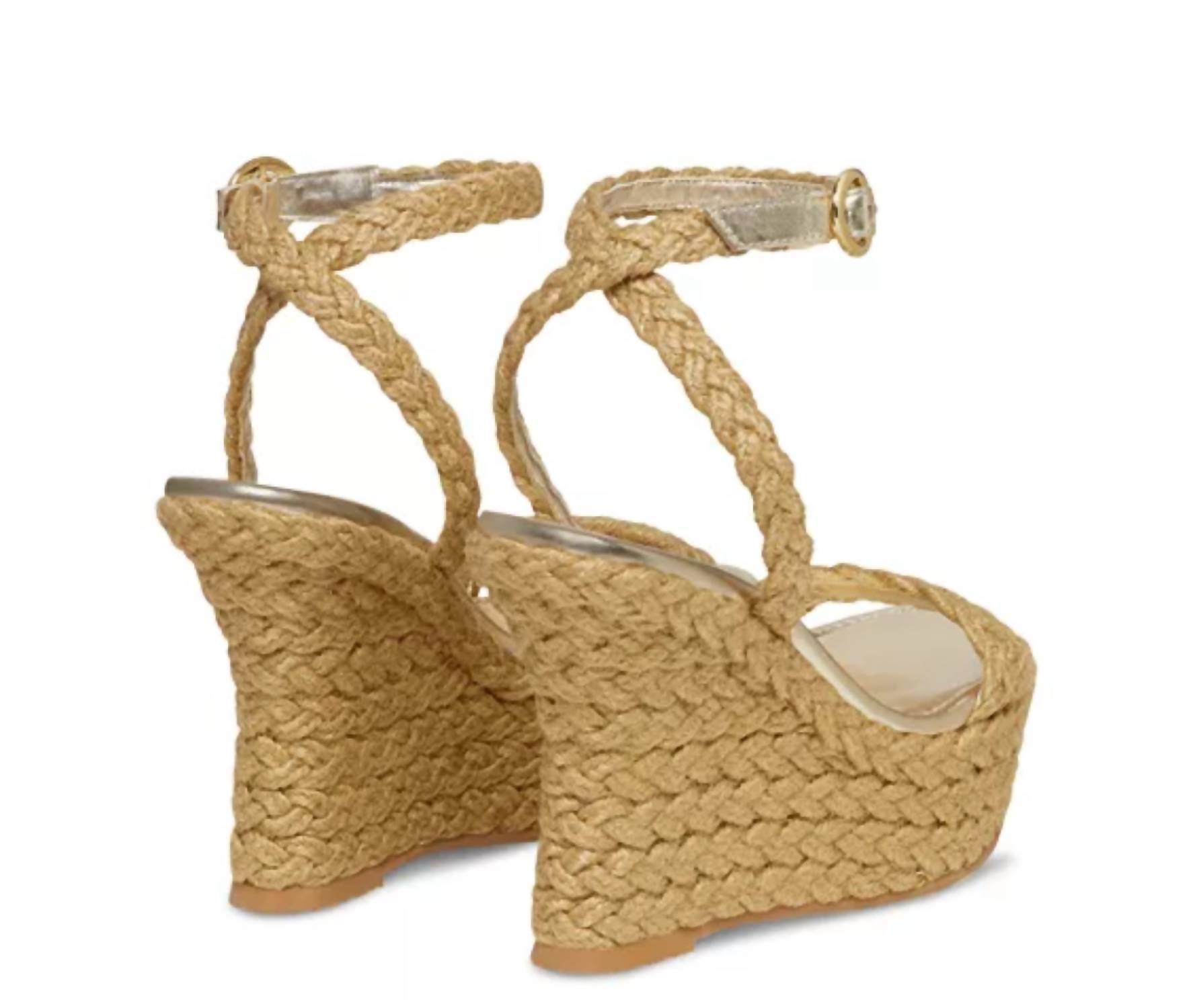 Stuart Weitzman - Braida Strap Espadrille Wedge Sandals