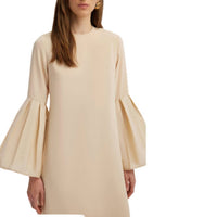 Touche Prive - Taffeta Sleeve Detailed Maxi Dress