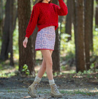 Tess quilted mini skirt