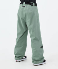 Dope Big Snowboard Pants in faded green - women's pants - alternate view