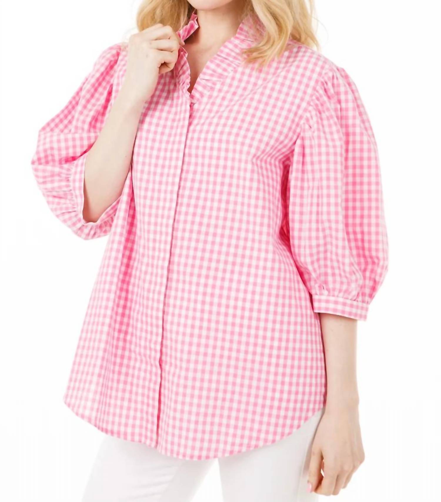Holly Shae Design - Laura Gingham Blouse
