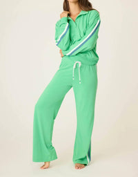 Pj Salvage - French Terry Polo Sweatshirt