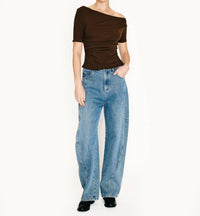 Line And Dot - Eira Asymmetrical Top