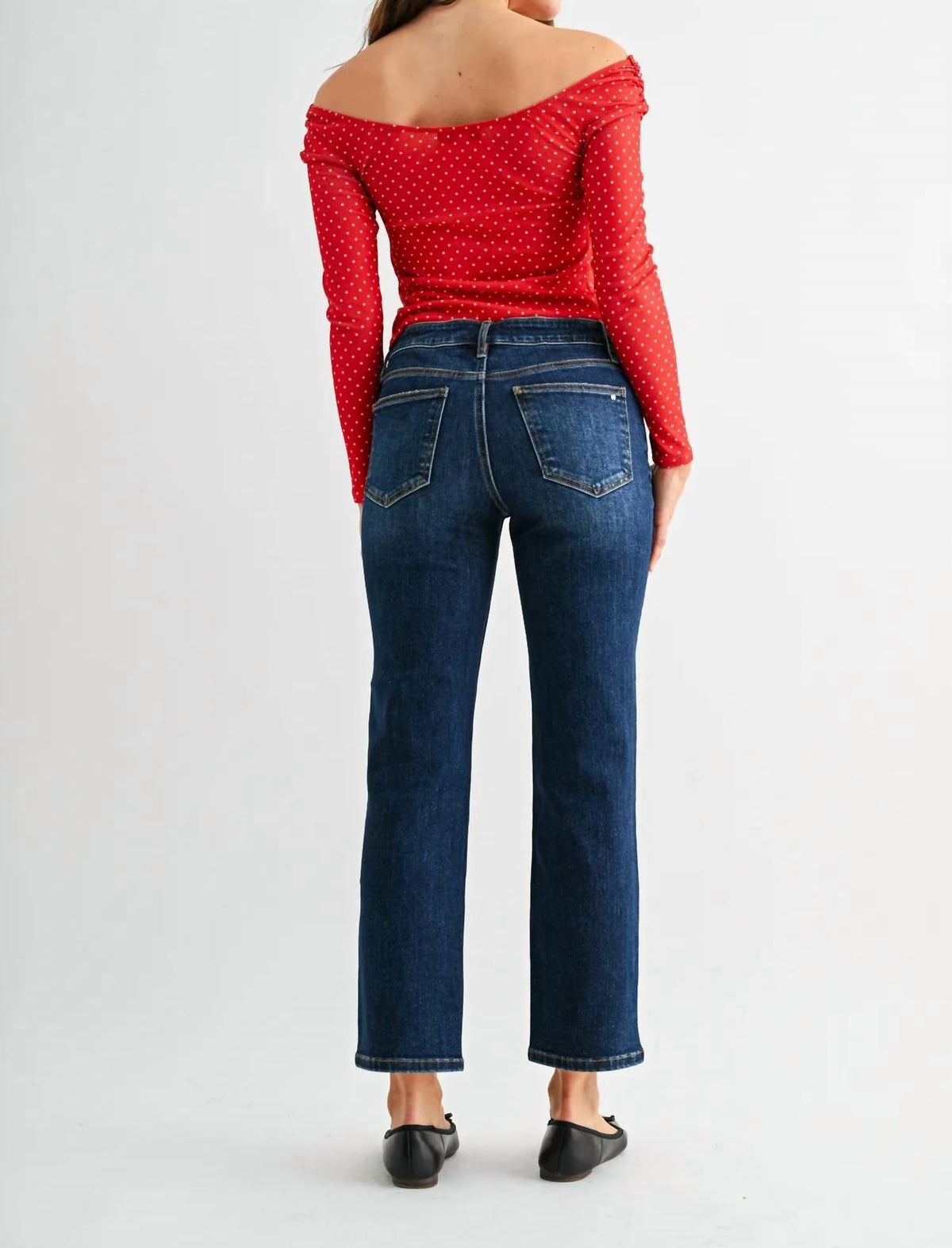 Mica Denim - Mid-rise Straight Ankle Jean