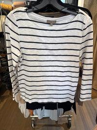 Lilla P - Women's Striped Boatneck Tee