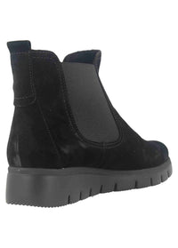 GABOR Women's Suede Ankle Boot in black dreamvelour - women's shoe - view 5