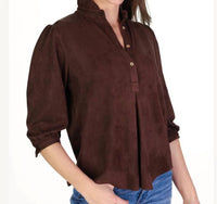 Duffield Lane - Mckenzie Washable Suede Top