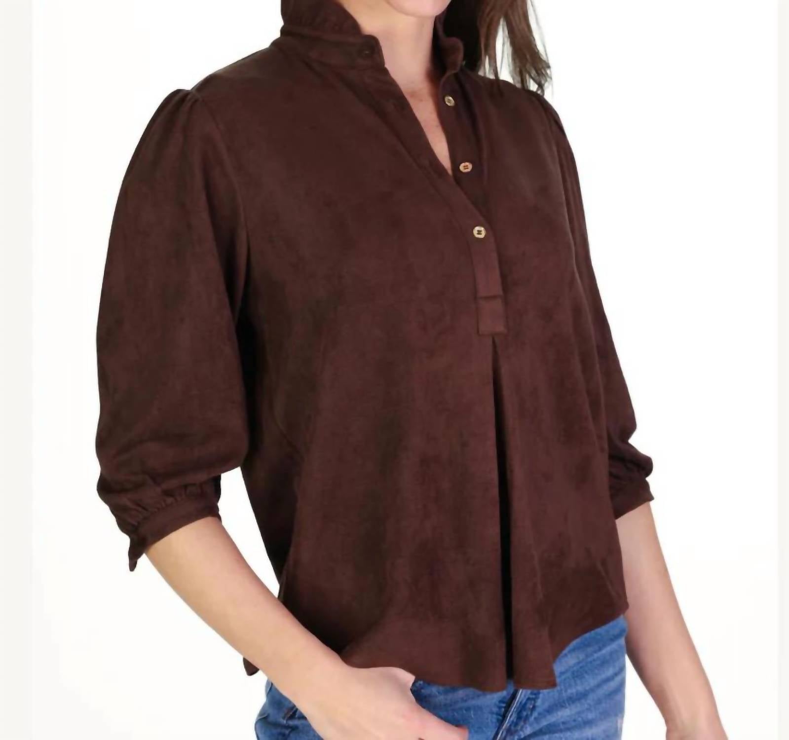 Duffield Lane - Mckenzie Washable Suede Top