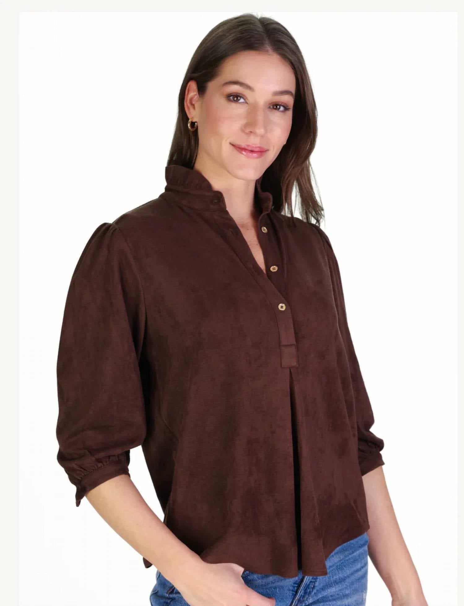 Duffield Lane - Mckenzie Washable Suede Top