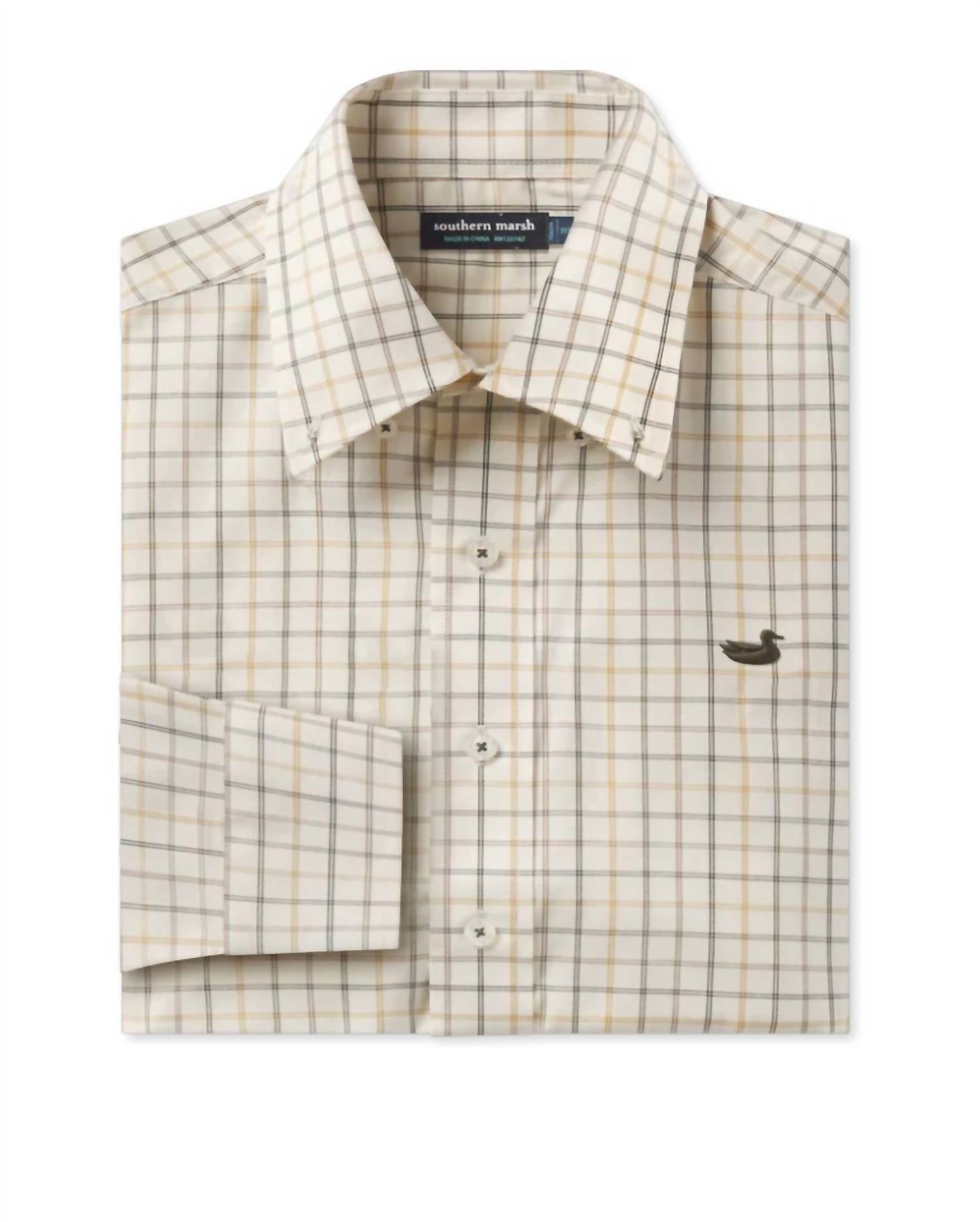 Southern Marsh - Youth Chateau Windowpane Dress Shirt