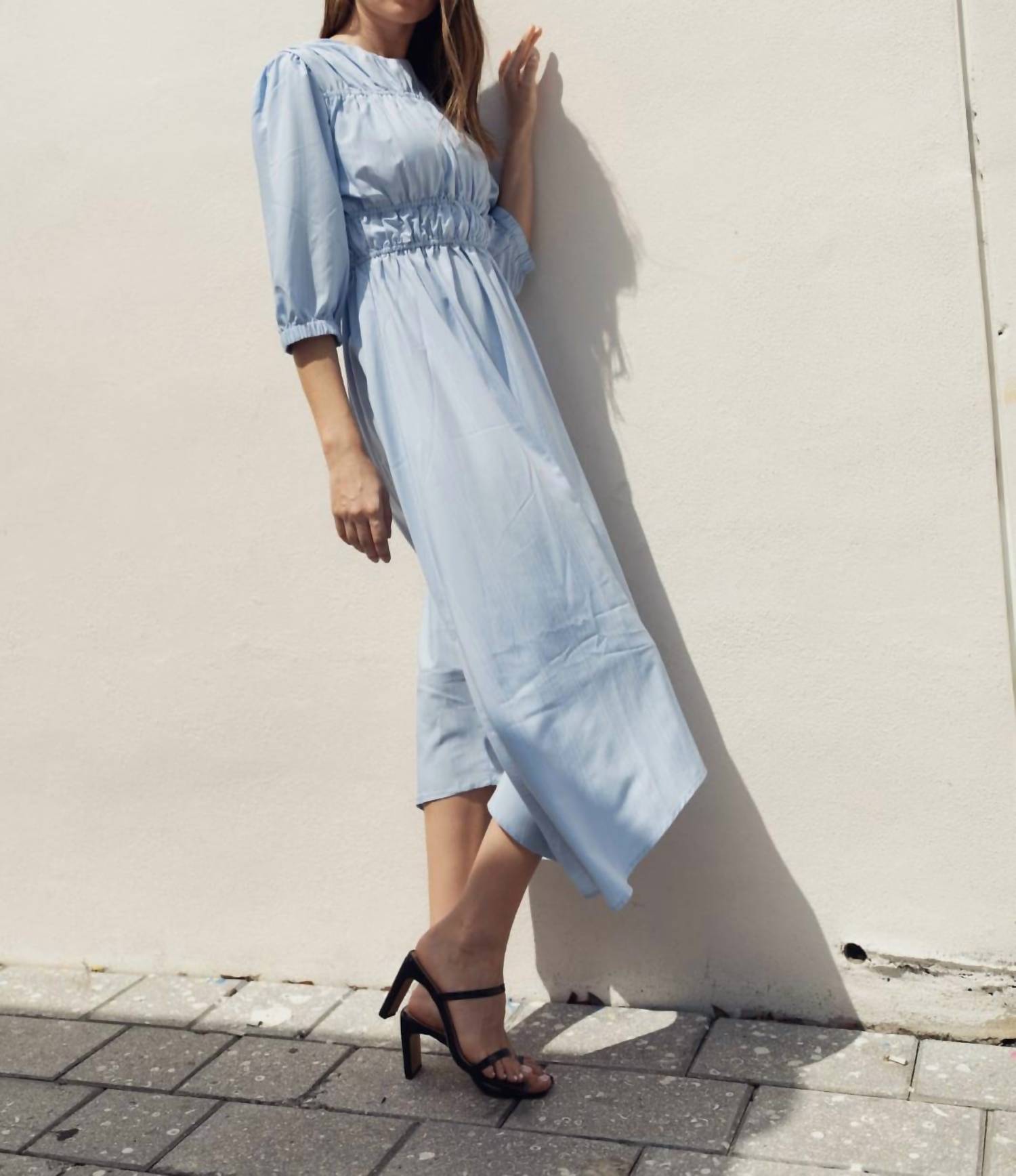 Modivea - Three Quarter Midi Dress