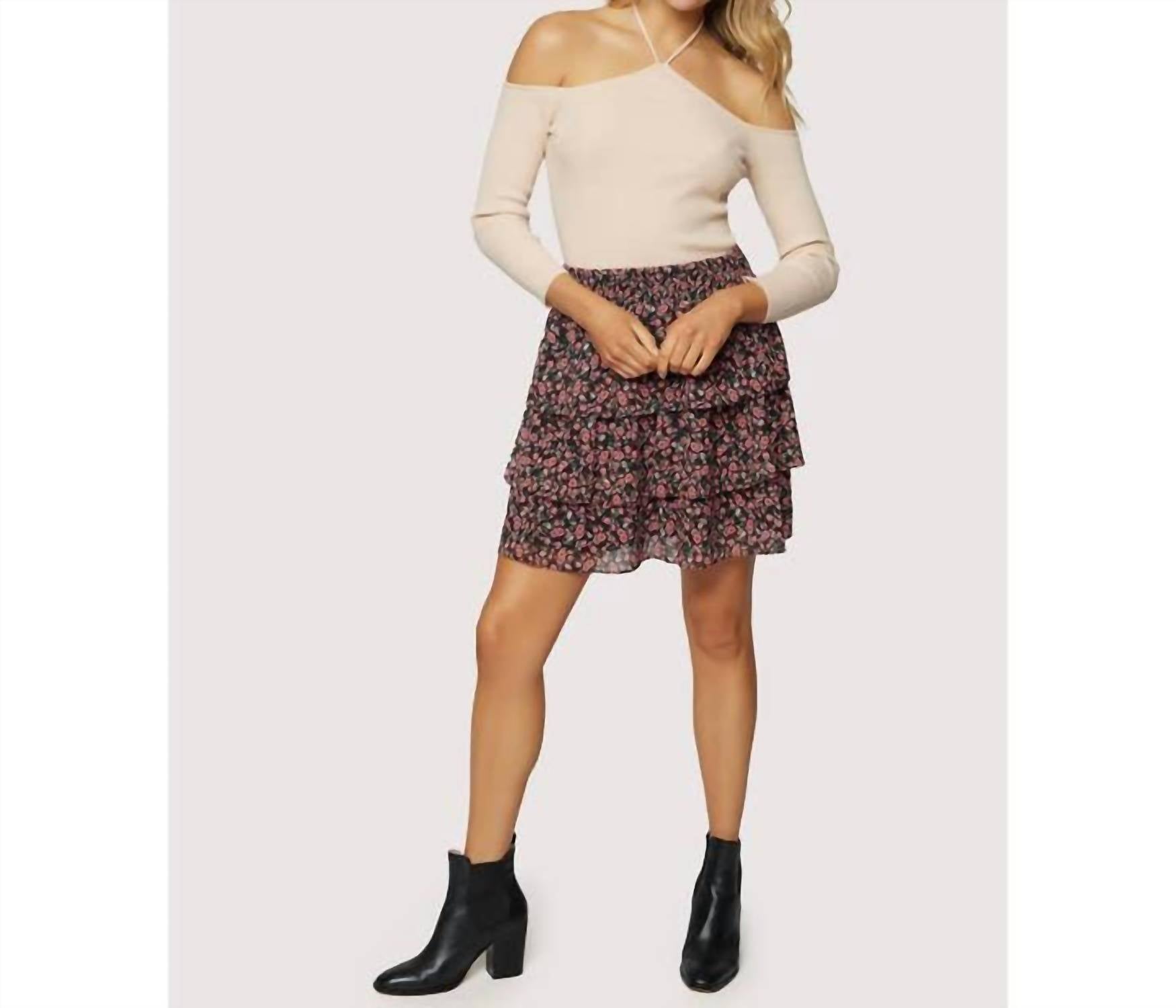 Lost + Wander - Sandy Rock Long Sleeve Off The Shoulder Top