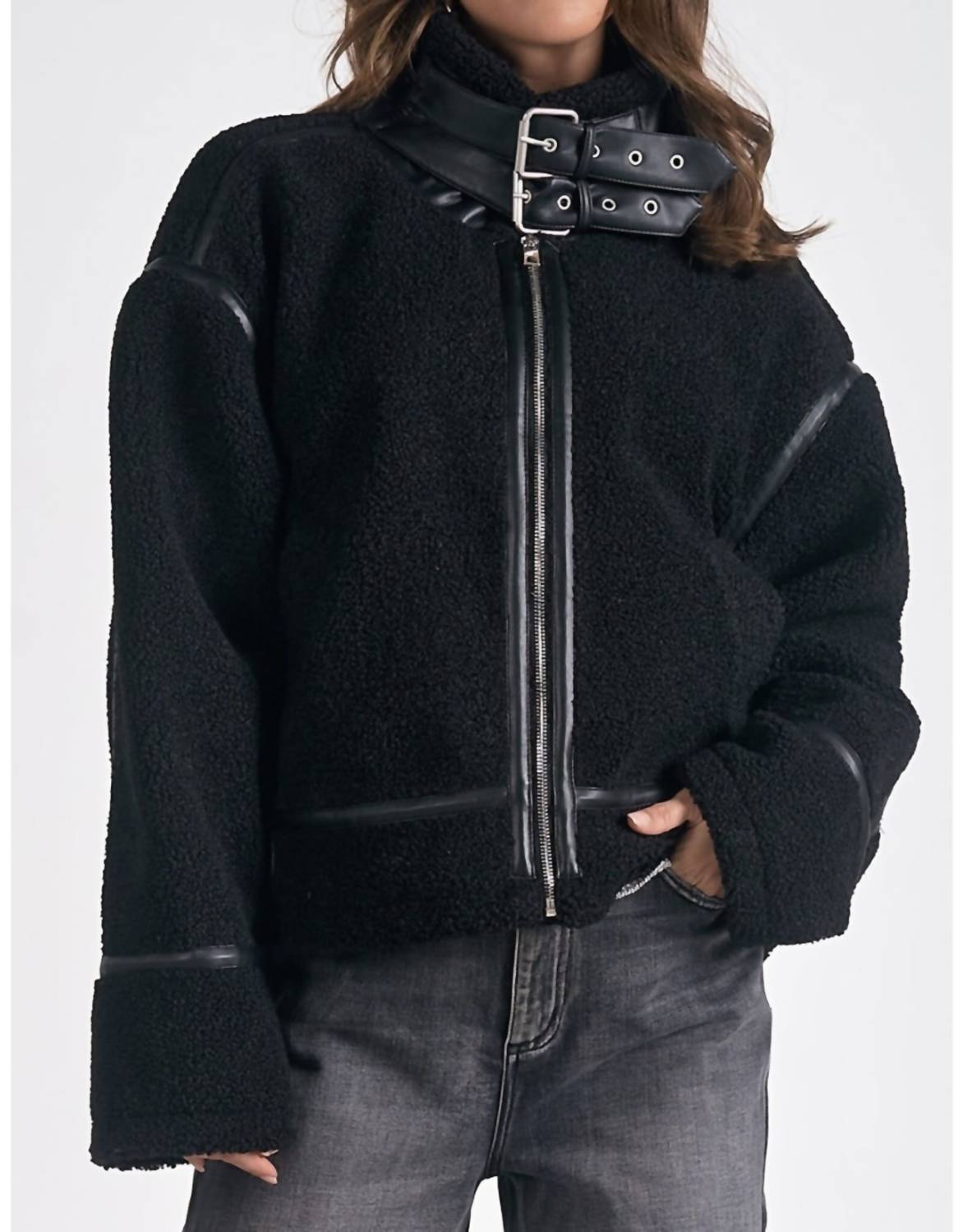 Elan - Bomber Sherpa Jacket