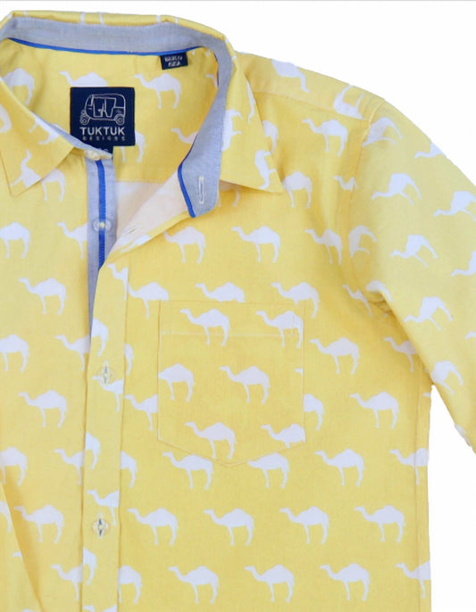 Tuktuk Designs - Boy's Sunny Dunes Long Sleeve Shirt