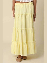 Olivaceous - Brooke Tiered Maxi Skirt