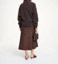 By Malene Birger - Simoas Leather Midi Skirt