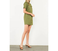 Thml - Short Sleeve Collared Dress