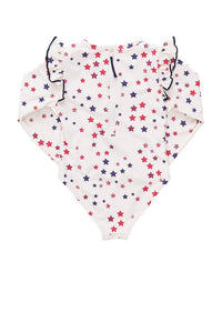 PINK CHICKEN Baby Girls Rachel Suit in patriotic stars - kids' item - detail view