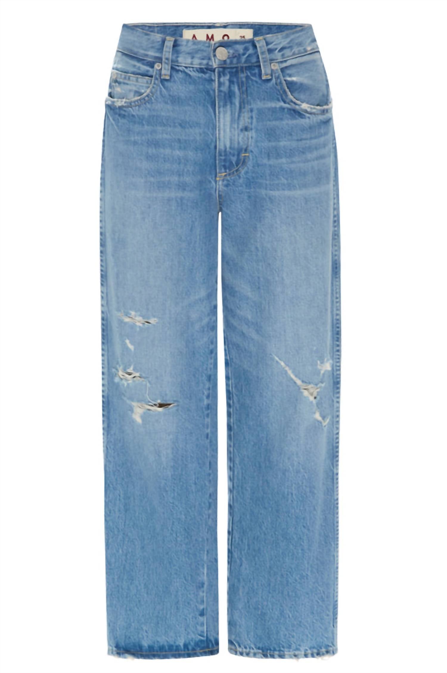 Amo - Billie Wide Leg Cropped Jeans