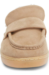 J/SLIDES Women's Hudson Mule in taupe suede 1 - women's shoe - view 4