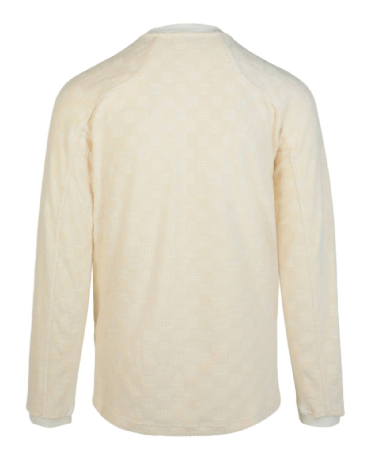 Ambush Men's Monogram Crewneck Sweatshirt in white - men's sweater - detail view