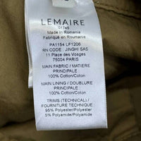 Lemaire Women's Garment-dyed Straight Leg Pants in brown - women's pants - view 8