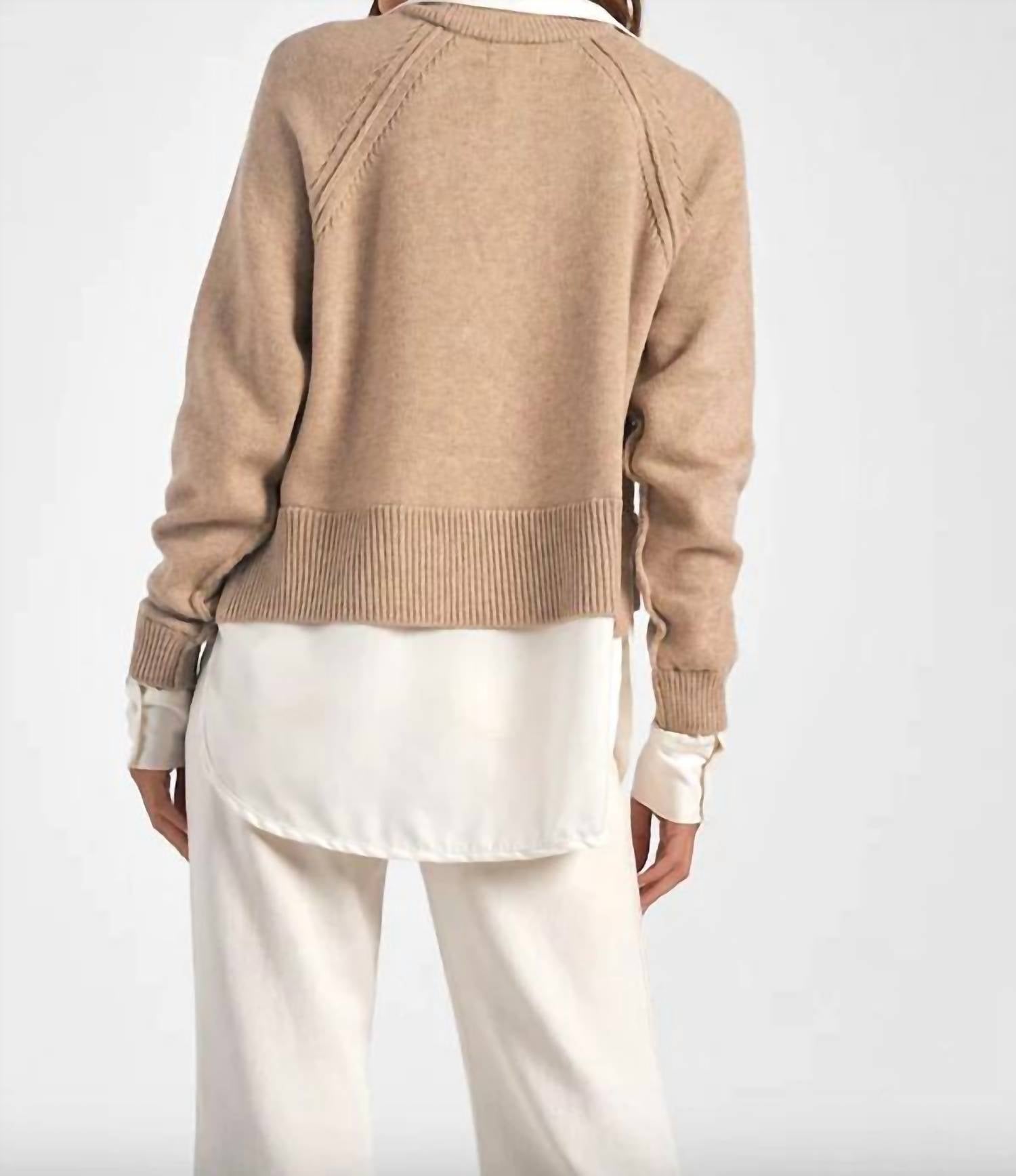 Elan - Layered Sweater Top