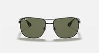 Ray Ban - Square Medium Polarized Sunglasses Rb3533 - 002 - 9a
