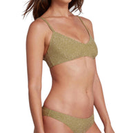 Sauipe - Elise Bralette Bikini Top With Adjustable Straps Lurex