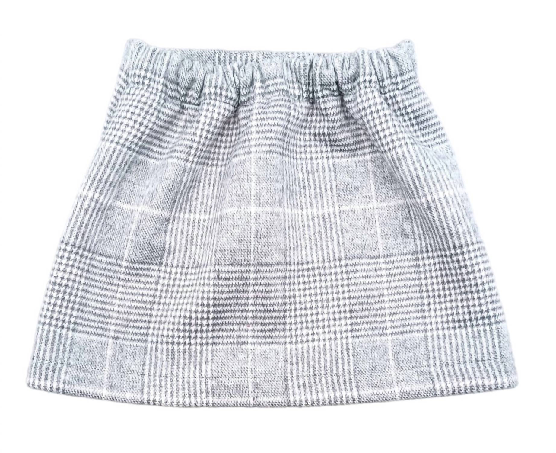Be Elizabeth - Girls Plaid Flat Front Skirt