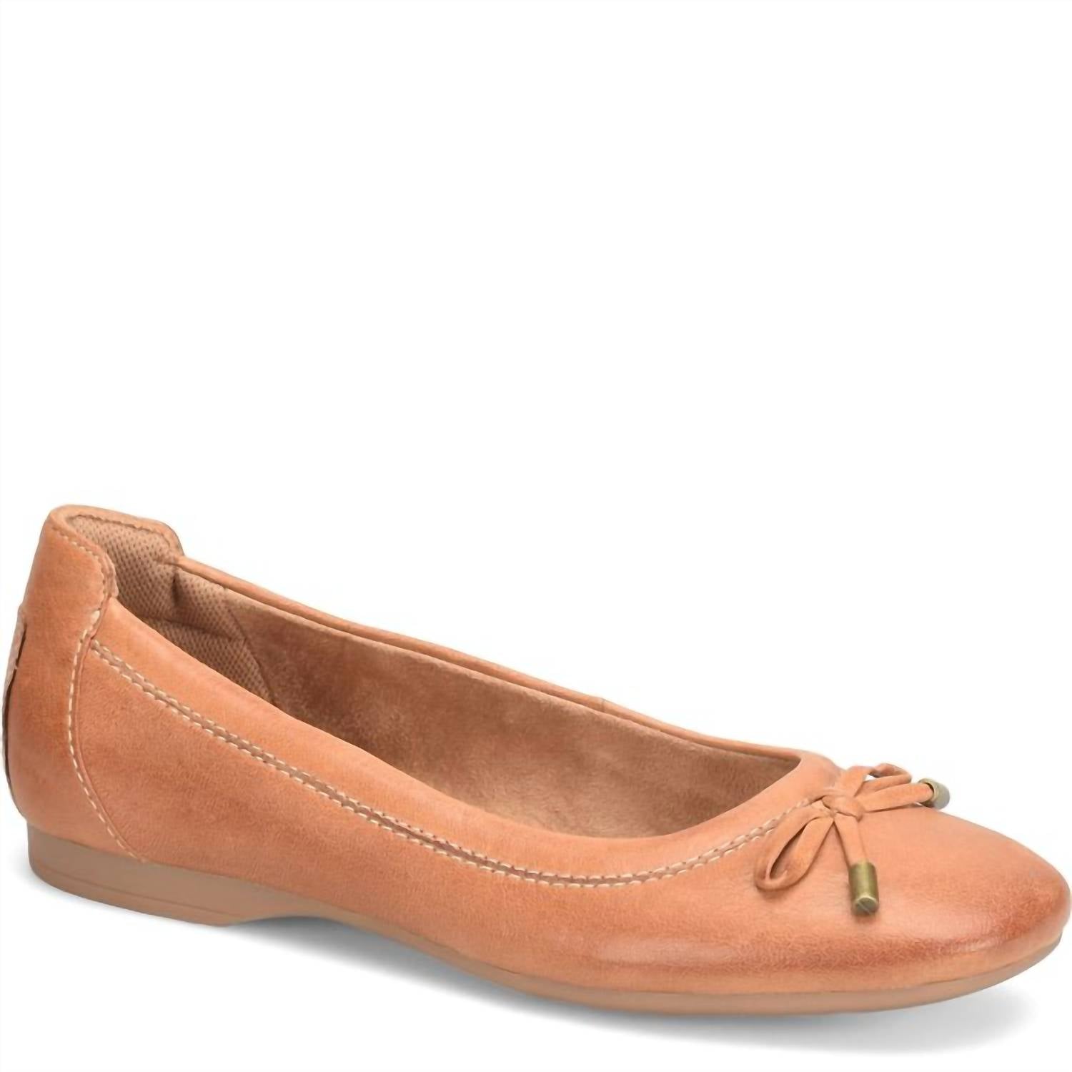 Comfortiva Women's Keegan Shoes in luggage - women's flats - detail view