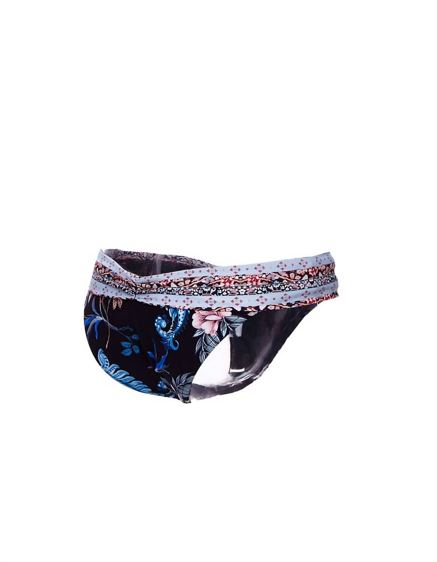 Seafolly - WATER GARDEN V HIGH CUT BOTTOM