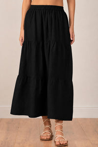 Elan - Tiered Midi Skirt