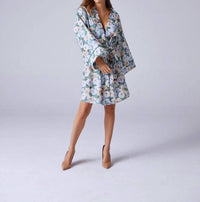 Noblesse Oblige Liberty Short Robe in english country garden - women's intimate - detail view