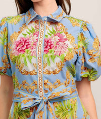 Flying Tomato - Versailles Garden Midi Dress